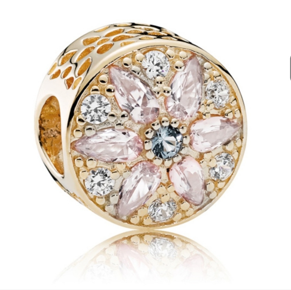 Pandora 14k Opulent Floral Charm